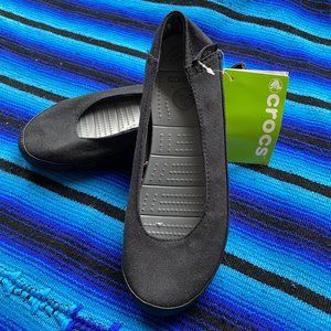 CROCS Stretch Sole Flat in Black - NWT